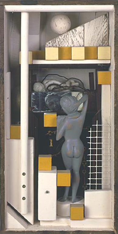 Mirror, 1999, Assemblage, 19 x 9 x 7"